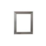 Custom-fabricated steel window frame